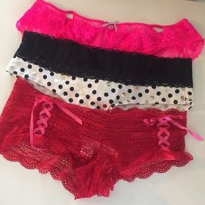 Bundle of 3 NEW panties